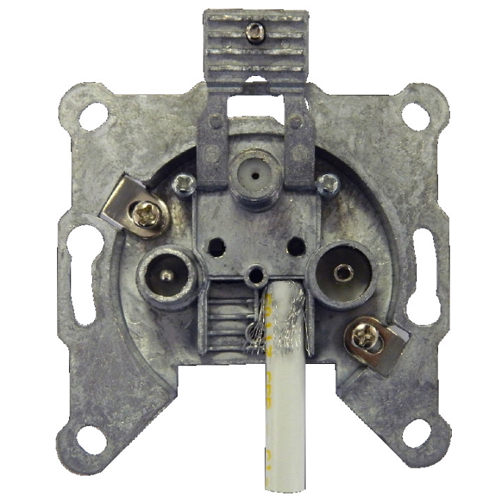 Prise Tv -Sat -Fm Avec Socle De Mise En Saillie.