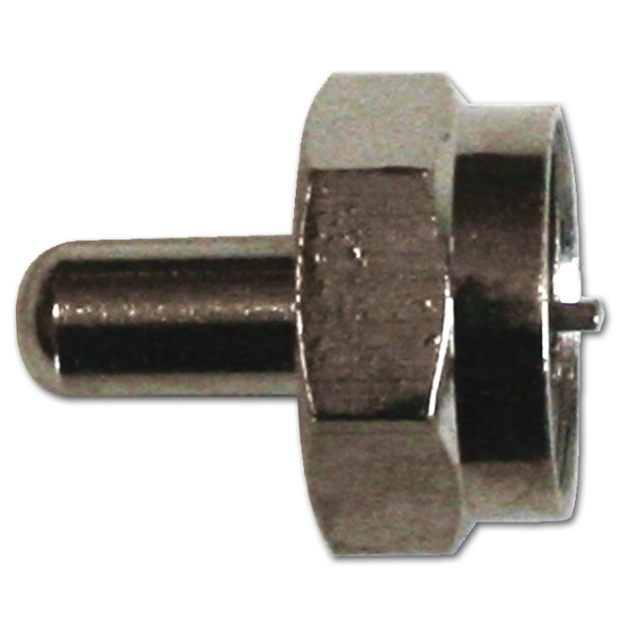 Charge F 75 ohms pour respecter l'impédance du réseau TV. 