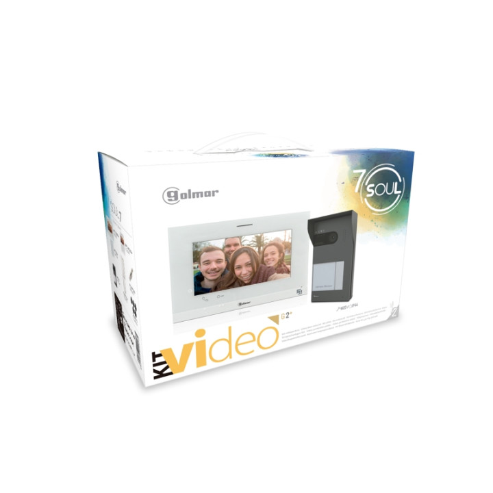 Kit Vidéo Soul 1 Appel Avec Moniteur Art7H (Bm + Mémoire + Contrôle D'Accès)
