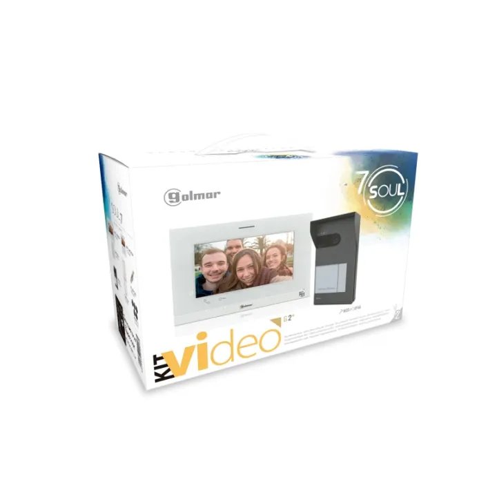 Kit Vidéo Soul 1 Appel Avec Moniteur Art7H (Bm + Mémoire + Contrôle D'Accès)