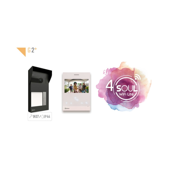 Kit Vidéo Soul Lite G2P 1 Appel Avec Moniteur Wifi Art4W/Lite