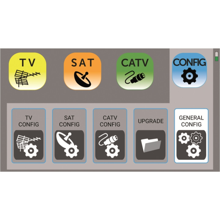Mesureur de champs NUMERIQUE HD terrestre et satellite (Ecran 5'' tactile)