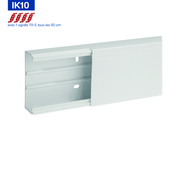 Goulotte De Distribution Cloisonnable Ta-G 100X40 1 Compartiment Blanche