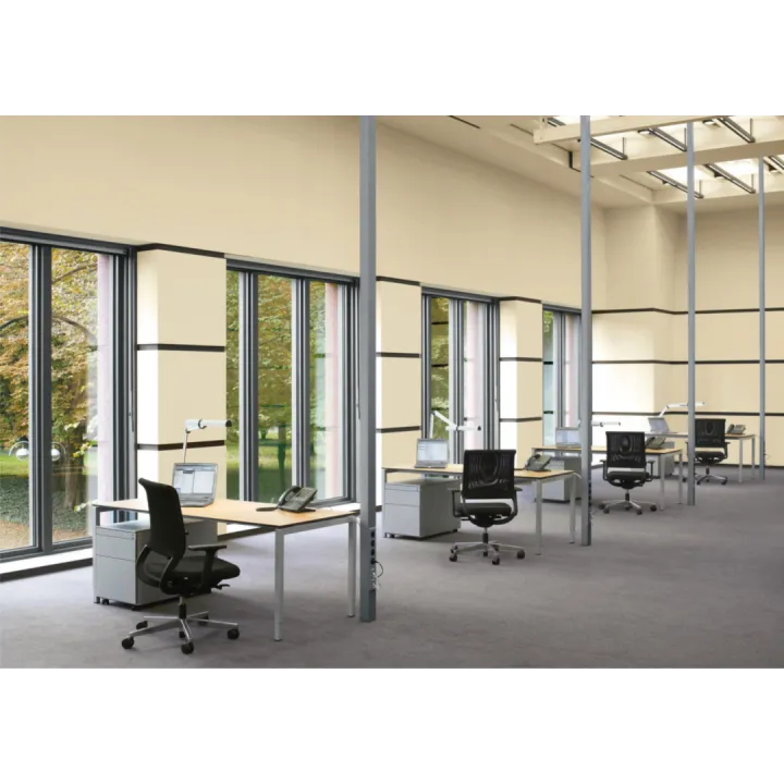 Colonne Speed Tercia Cls-C45 2 Faces Hmax Fixation 3000 À 3300Mm Alu Blanc