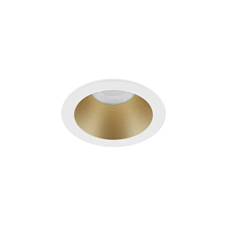 Spot Bora Rdh Evo 7W 800Lm 60° Ip65 Dim Blanc Mat - Laiton Mat