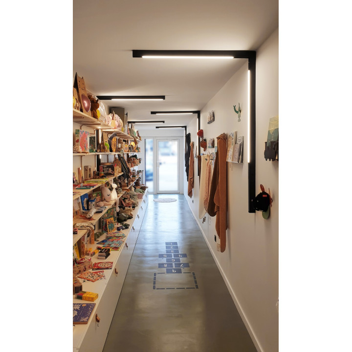 Cadix D 11W 3000K 1330Lm 110° Dali Noir Mat