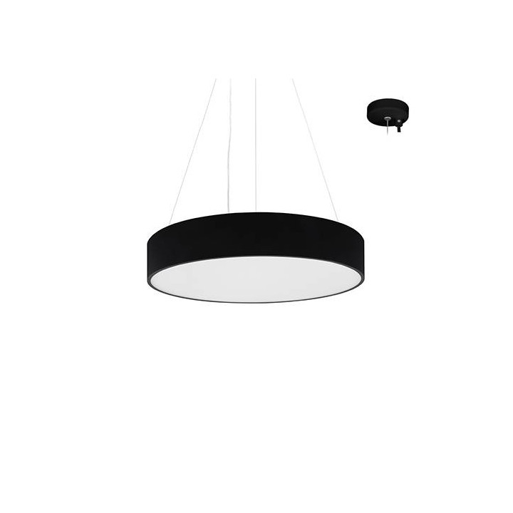 Applique Capri R 2 P 42W 5150Lm 90° Dim Noir Mat