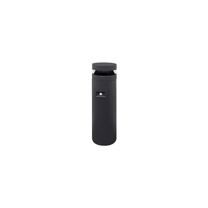 Borne De Jardin Cyclo Sensor 24W 2100Lm 3000K Ip65 Anthracite