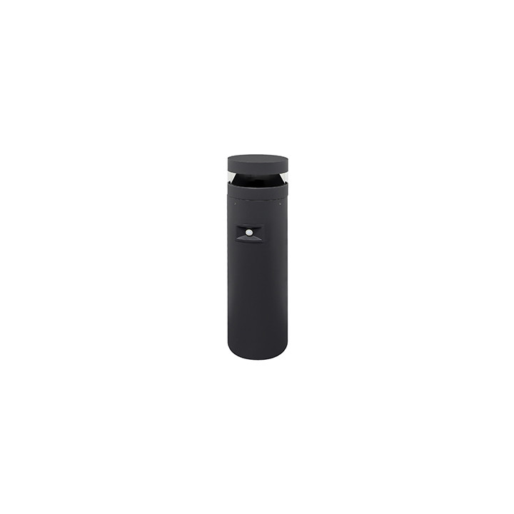 Borne De Jardin Cyclo Sensor 24W 2100Lm 3000K Ip65 Anthracite