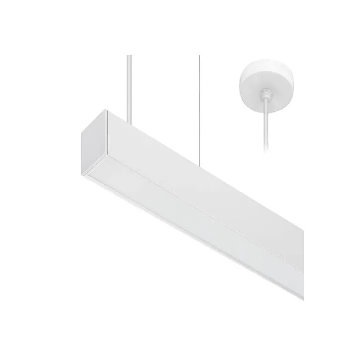 Suspension Linéaire Linear 2 P 21W-32W 75° Blanc Mat
