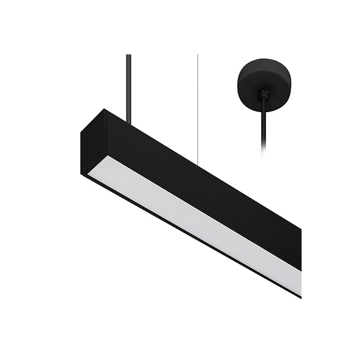 Suspension Linéaire Linear 2 P 21W-32W 75° Blanc Mat