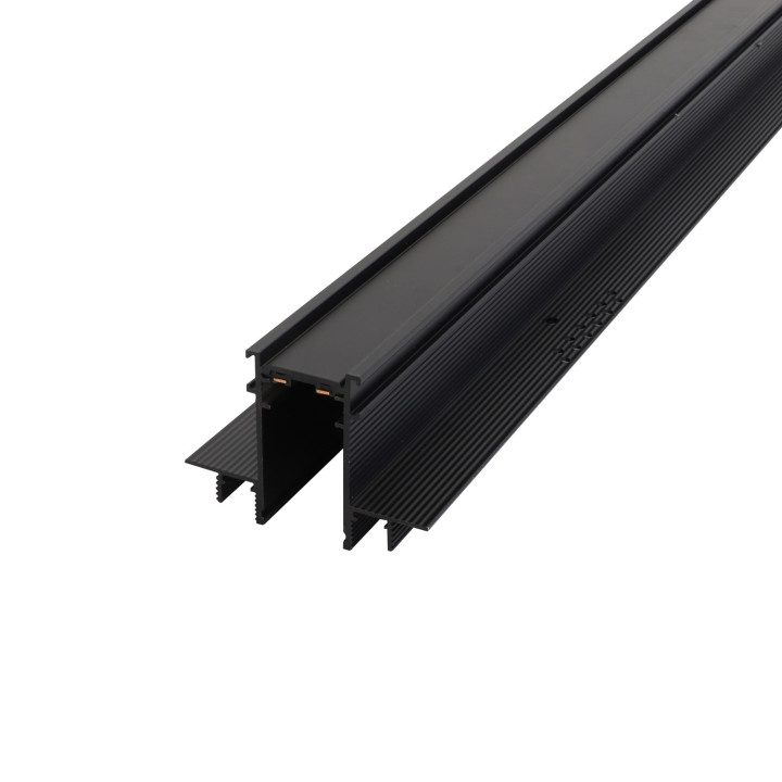Rail Eclairage Track 48Vdc Recessed L:300Cm Noir Mat