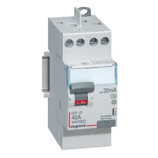 Interrupteur Différentiel Dx³-Id Haut/Haut Vis - 2P 230V~ 40A Typea 30Ma - 2 Mod