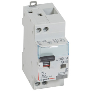 Disjoncteur Diff Dx³ 4500 - Vis/Vis -U+N 230V~ 20A -Typeac -300Ma -Courbe C - 2M