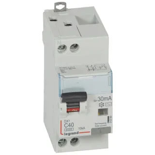 Disjoncteur Diff Monobloc Dx³6000 10Ka Arrivée Haut/Départ Bas Vis U+N 40A Typeac 30Ma