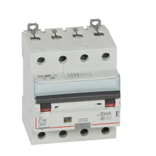 Disjoncteur Diff Monobloc Dx³6000 Arrivée Haut/Départ Bas Vis 4P 16A Typeac 30Ma