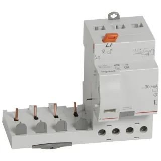 Bloc Diff Adaptable Vis Dx³ Pour Disjoncteur 1 Module/Pôle - 4P 400V~ 40A Typeac 300Ma