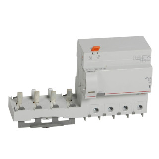 Bloc Diff Adaptable Vis Dx³ Pour Disjoncteur 1,5 Mod/Pôle - 4P 400V~ 125A Typeac 300Ma
