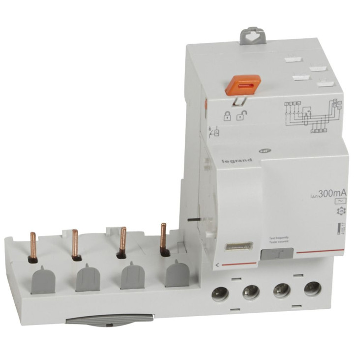 Bloc Diff Adaptable Automatique Dx³ Pour Disj 1 Module/Pôle 4P 40A Typeac 300Ma