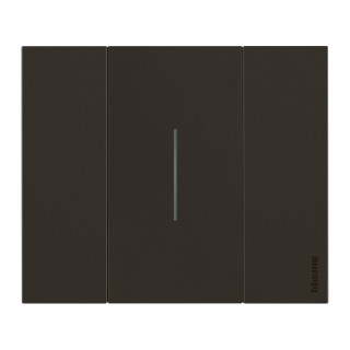 Plaque de finition Living Now Collection Les Noirs 2 modules finition Noir