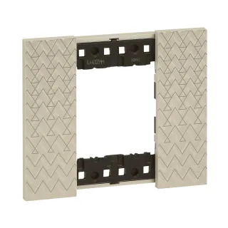 Plaque De Finition Living Now Collection Les Blancs 2 Modules Finition Optic