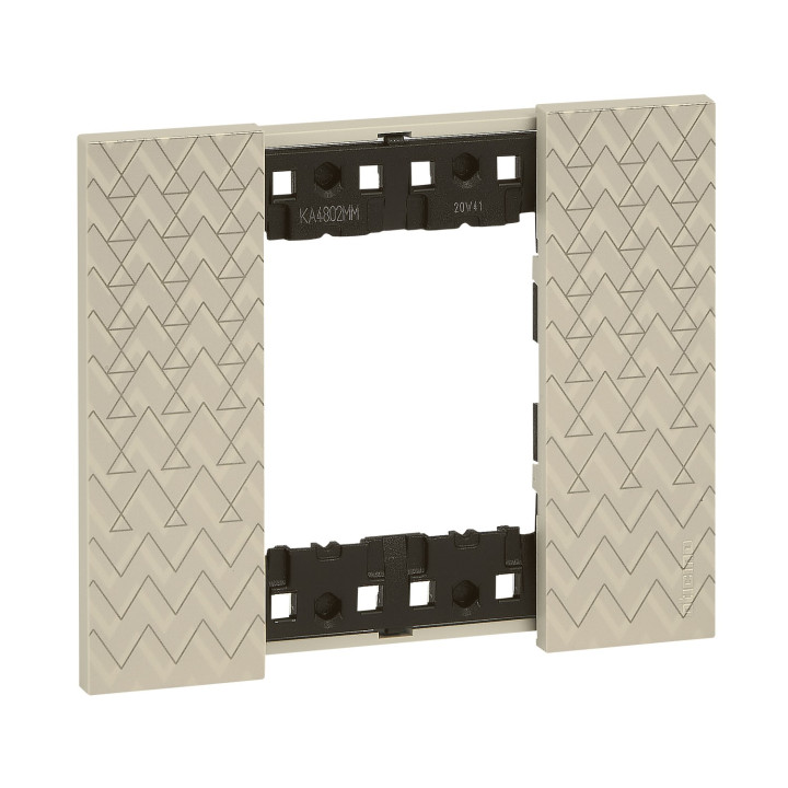 Plaque De Finition Living Now Collection Les Blancs 2 Modules Finition Optic