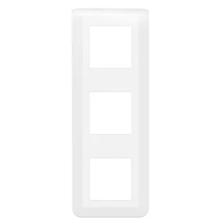 Plaque De Finition Verticale Mosaic Pour 3X2 Modules Blanc