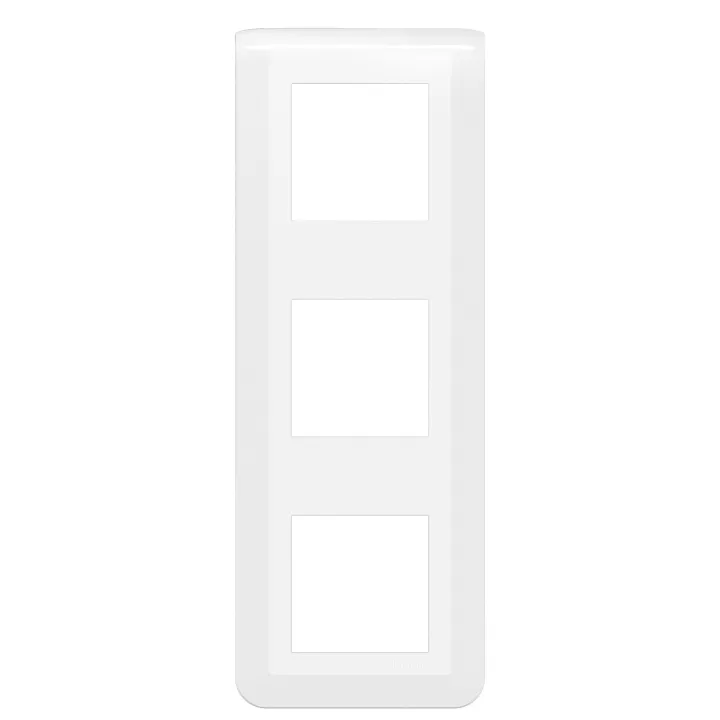 Plaque De Finition Verticale Mosaic Pour 3X2 Modules Blanc