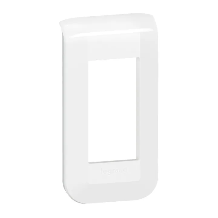 Plaque De Finition Mosaic Pour 1 Module Blanc