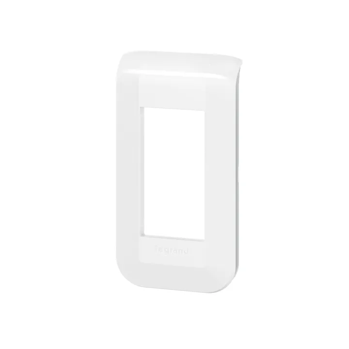Plaque De Finition Mosaic Pour 1 Module Blanc