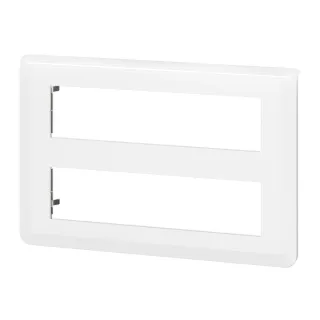 Plaque De Finition Mosaic Pour 2X8 Modules Blanc