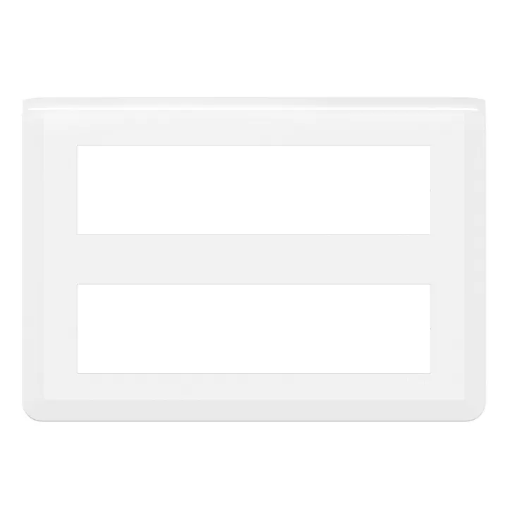 Plaque De Finition Mosaic Pour 2X8 Modules Blanc