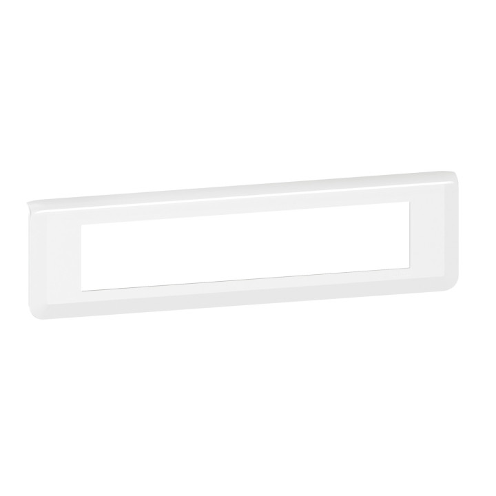 Plaque De Finition Horizontale Mosaic Pour 10 Modules Blanc