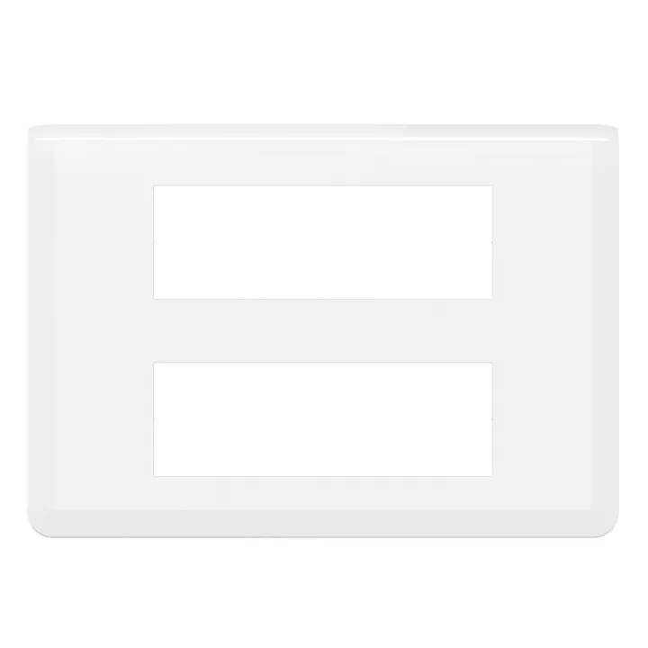 Plaque De Finition Mosaic Pour 2X6 Modules Blanc