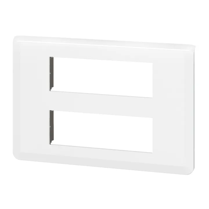 Plaque De Finition Mosaic Pour 2X6 Modules Blanc