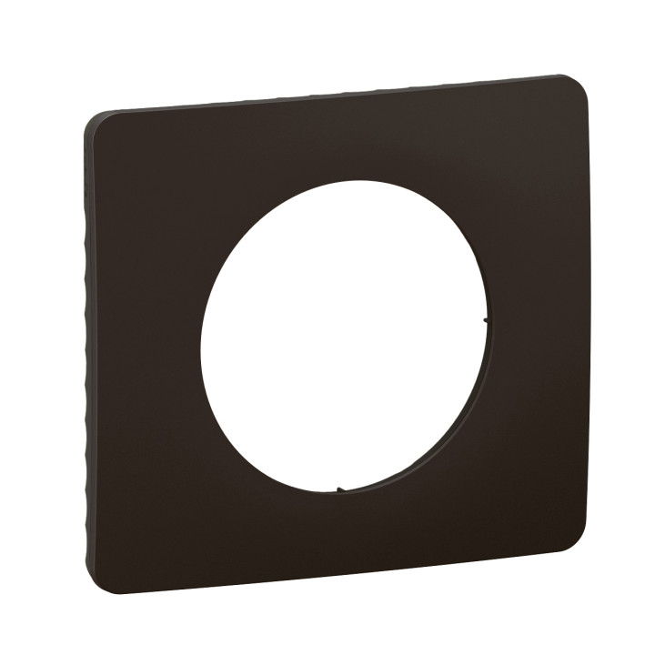 Plaque De Finition Céliane 1 Poste - Noir Mat
