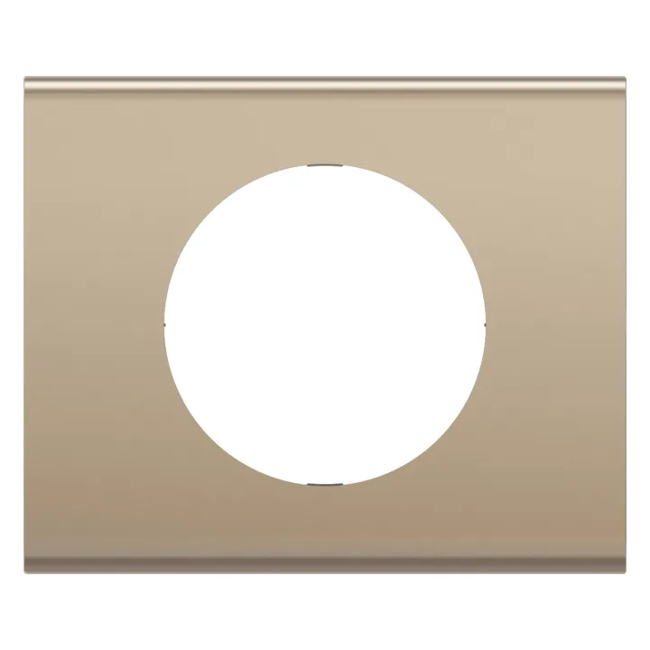 Plaque De Finition Céliane 1 Poste - Nickel Satiné