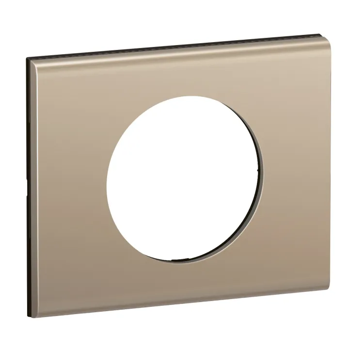 Plaque De Finition Céliane 1 Poste - Nickel Satiné
