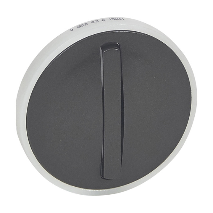 Enjoliveur Étroit Céliane Pour Interrupteur/Va-Et-Vient/Poussoir Lum - Graphite