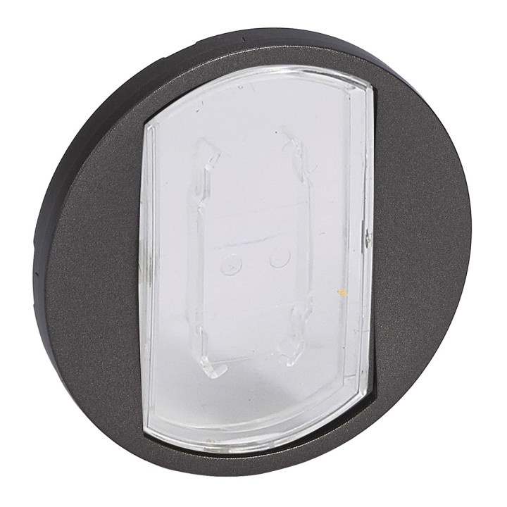 Enjoliveur Céliane Interrupteur/Va-Et-Vient/Poussoir Porte Étiquette - Graphite