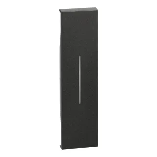 Enjoliveur Living Now Pour Commande D'Éclairage 1 Module - Noir