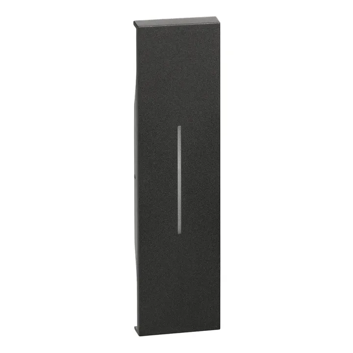 Enjoliveur Living Now Pour Commande D'Éclairage 1 Module - Noir
