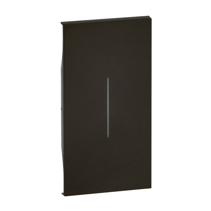 Enjoliveur Living Now Pour Commande D'Éclairage 2 Modules - Noir
