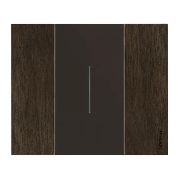 Enjoliveur Living Now Pour Commande D'Éclairage 2 Modules - Noir