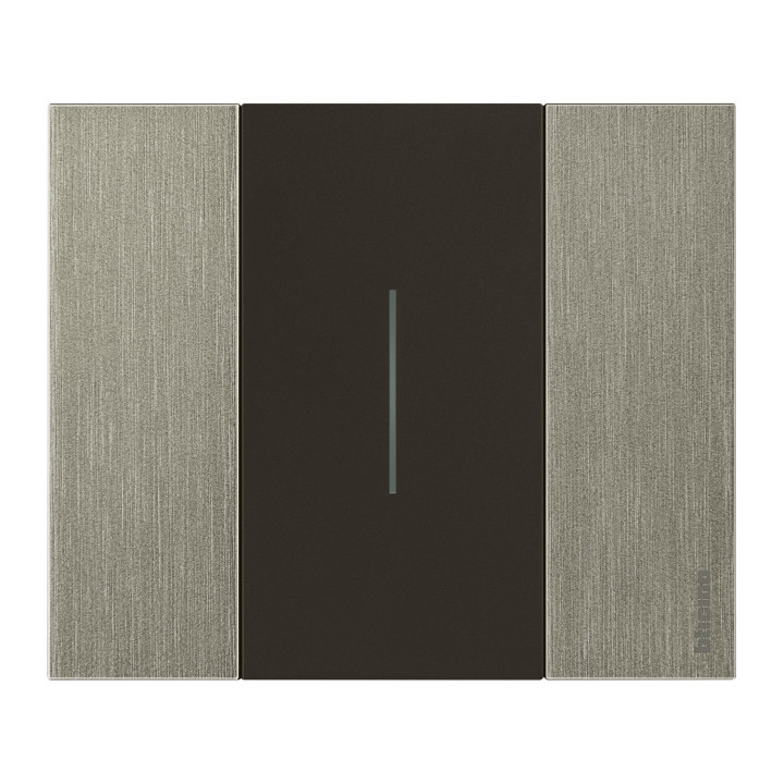 Enjoliveur Living Now Pour Commande D'Éclairage 2 Modules - Noir