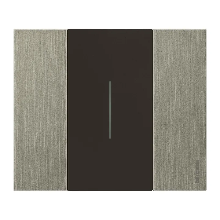 Enjoliveur Living Now Pour Commande D'Éclairage 2 Modules - Noir