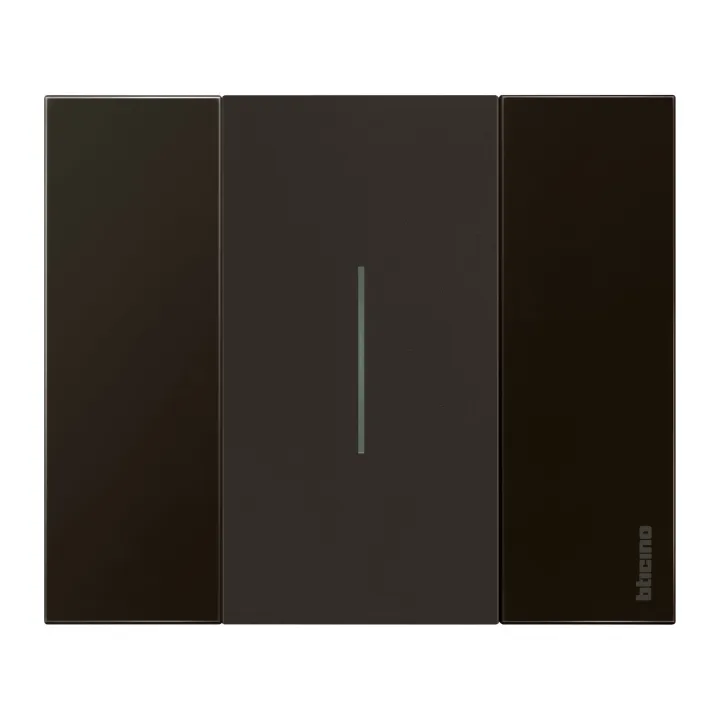 Enjoliveur Living Now Pour Commande D'Éclairage 2 Modules - Noir