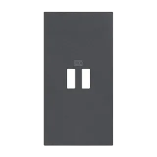 Enjoliveur Living Now Pour Prise Usb 2 Modules - Noir