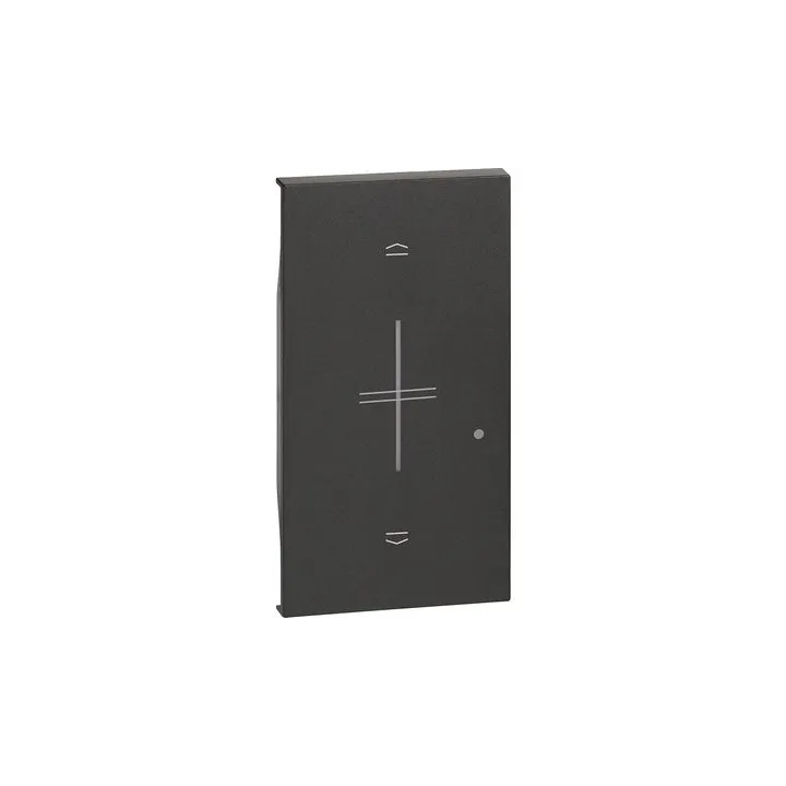 Enjoliveur Living Now With Netatmo Pour Interrupteur De Volets 2 Modules - Noir