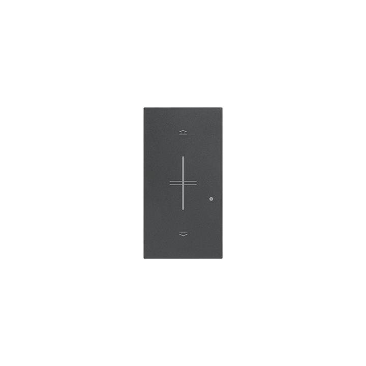 Enjoliveur Living Now With Netatmo Pour Interrupteur De Volets 2 Modules - Noir
